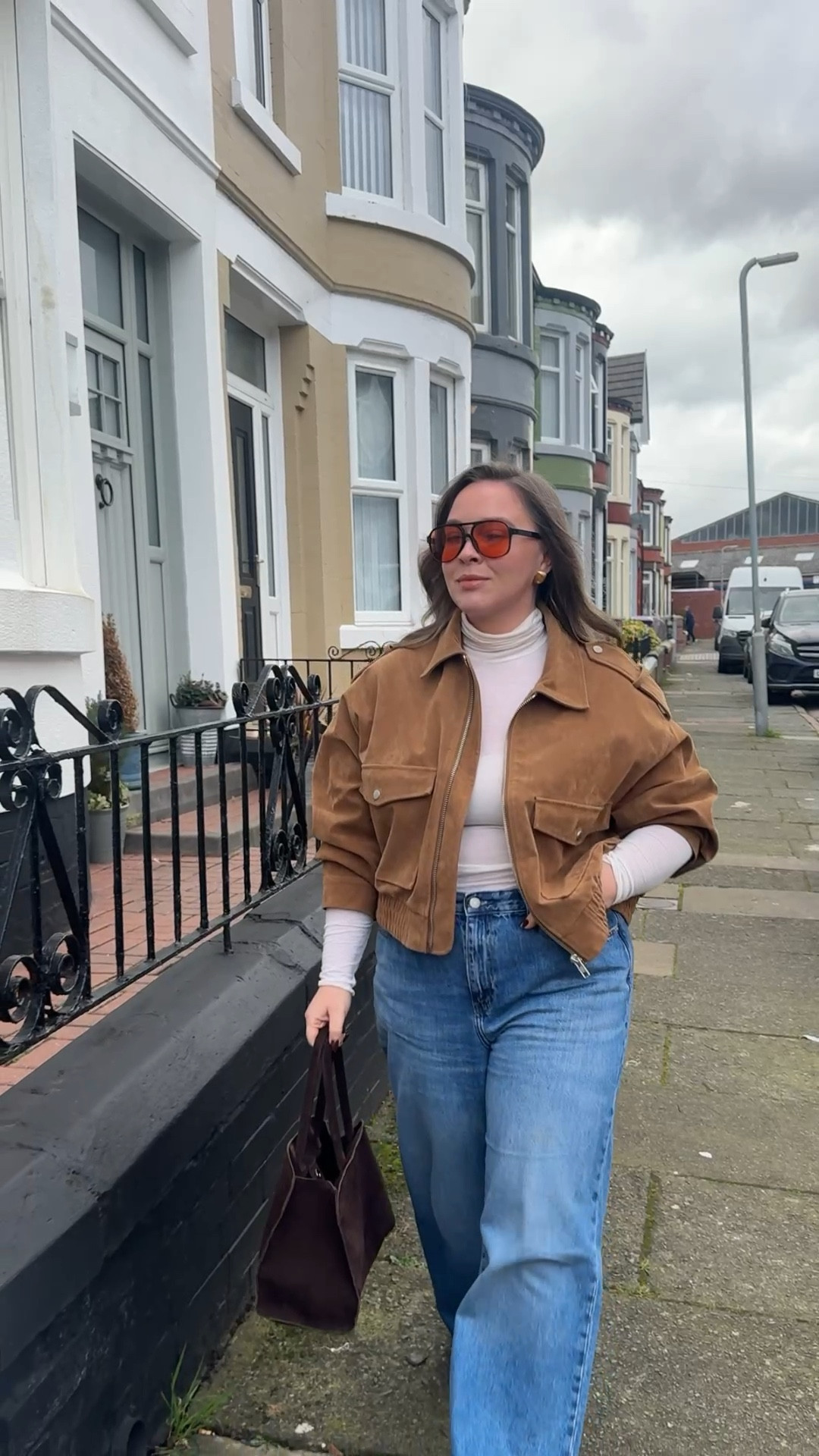 weekends grabbing a matcha are my fav ✨

I wear a large in the jacket which is a size up for me, I really didn’t need to I should have got a medium (I’m a UK14). I wear a 32 waist 29 leg in the jeans, these have gone a bit big now as they do give a lot. Top is from intimissi and sunglasses are primark 

#LTKootd #LTKMidsize #LTKdayinmylife