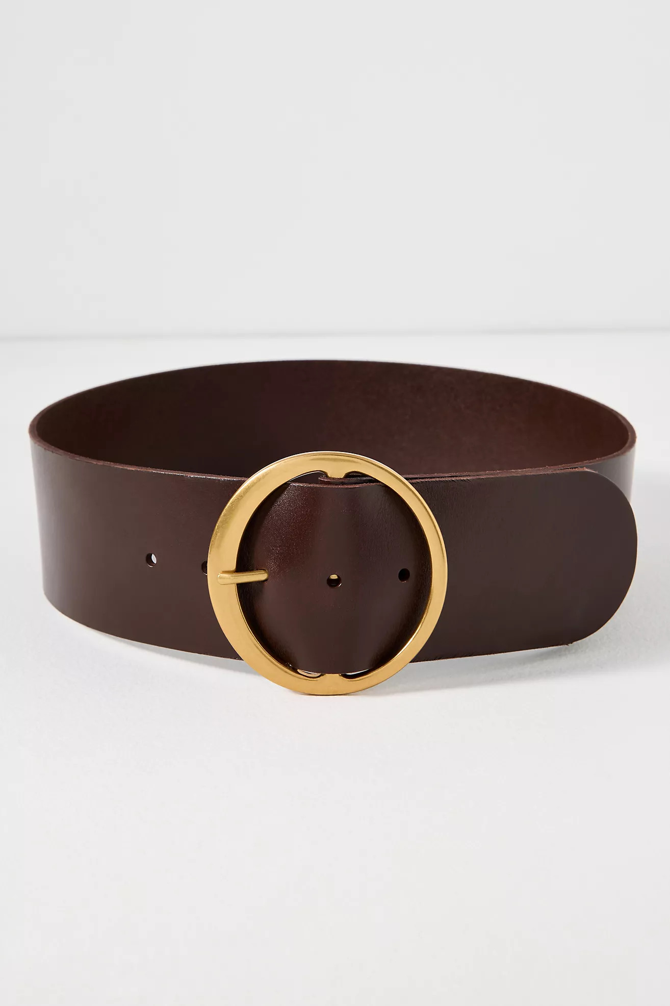 Round Buckle Wide Belt | Anthropologie (US)