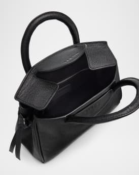 STAUD Maude Mini Pebble Leather Carryall Top-Handle Bag | Neiman Marcus