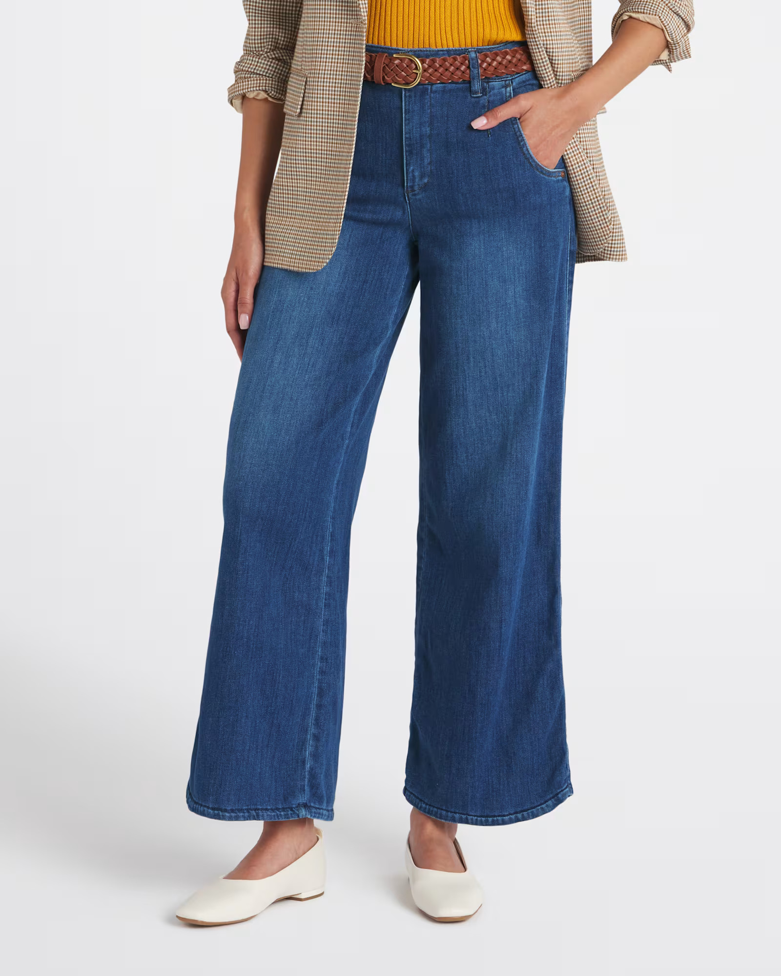Ab Solution Skyrise Wide Leg Jean | Stitch Fix