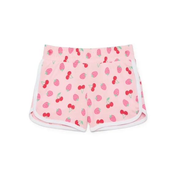Wonder Nation Girls Dolphin Hem Shorts, Sizes 4-18 & Plus | Walmart (US)