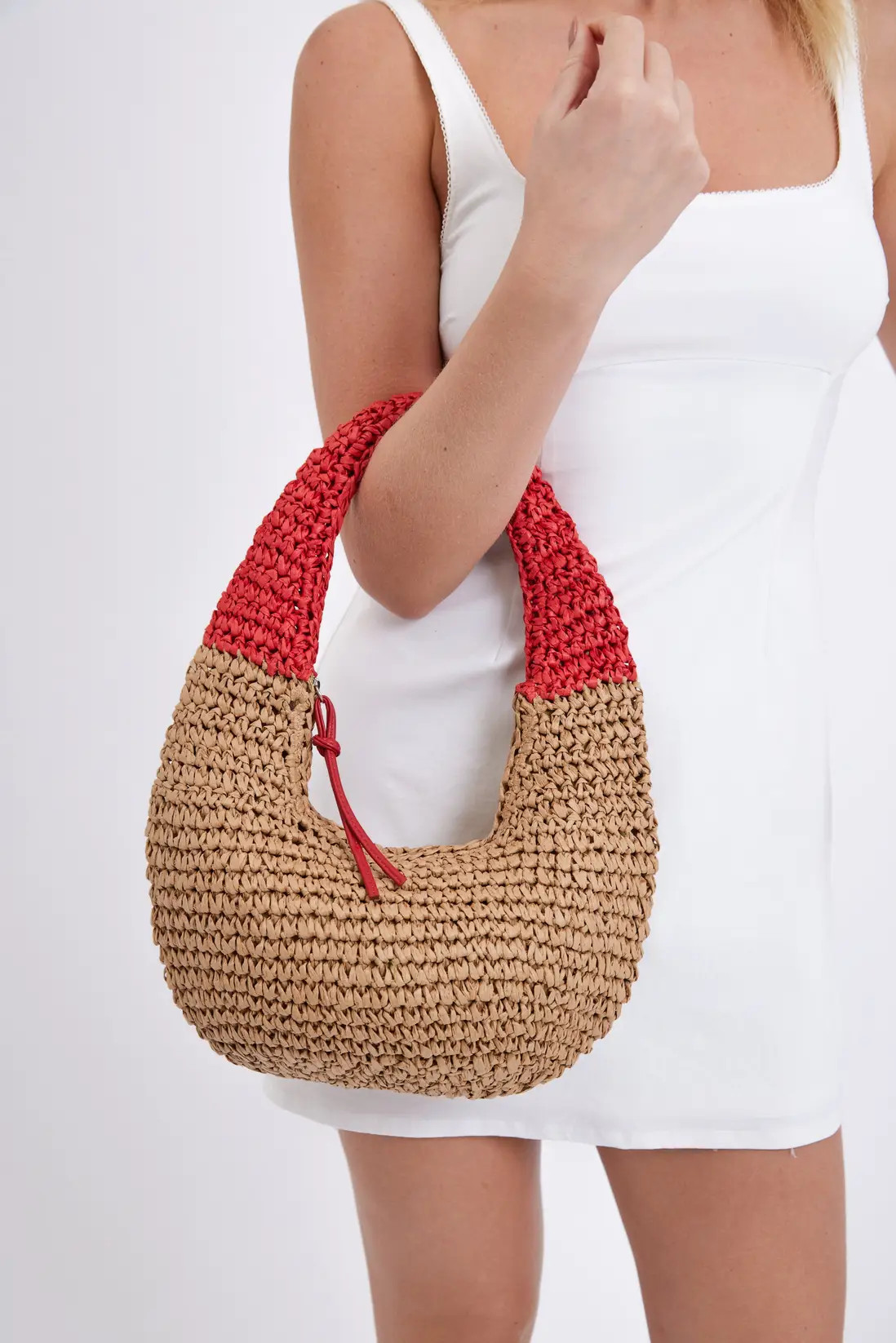 Multi My Accessories London Round Straw Shoulder Bag | Boohoo | Boohoo.com (UK & IE)