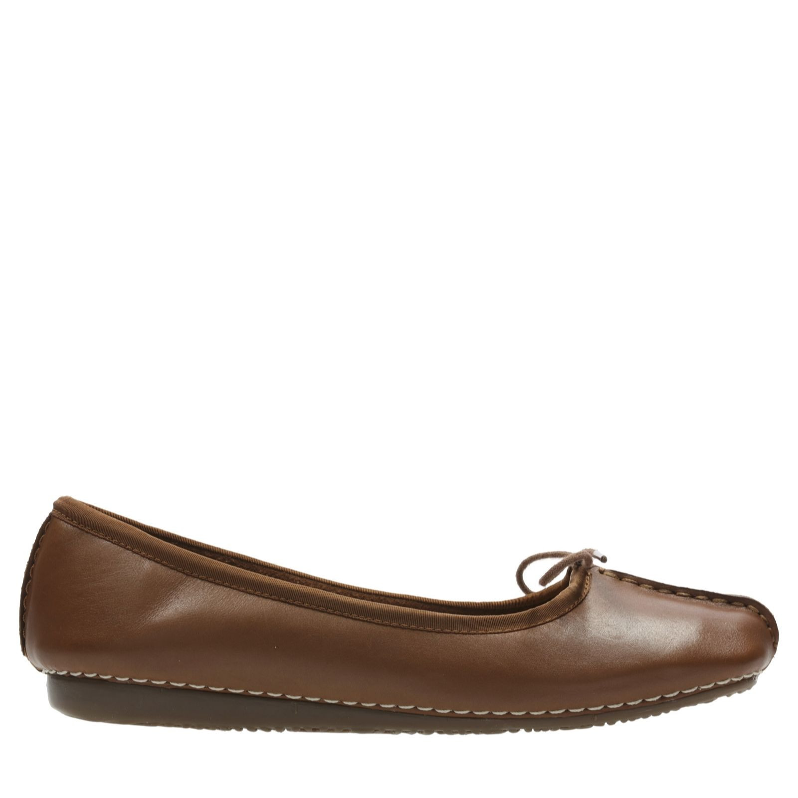 Clarks Wide Fit Freckle Ice Ballet Shoes women's | QVC UK