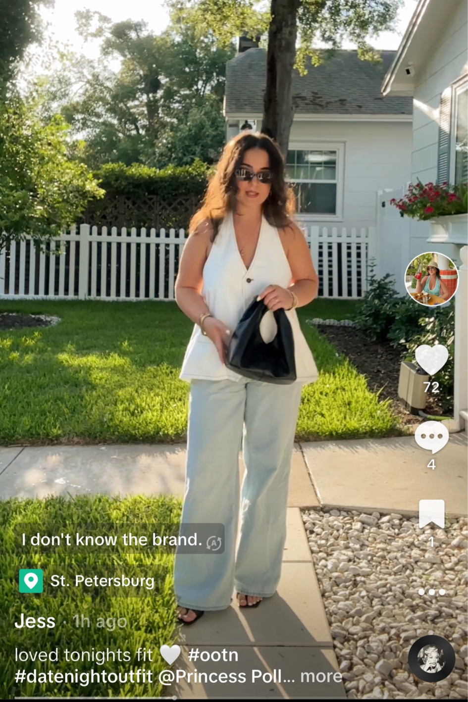 date night ootn 🍸 wearing a US 6 in the top & 8 in the bottoms. // date night outfit, casual summer outfit, summer fashion trends, date night purse

#LTKItBag #LTKFindsUnder50