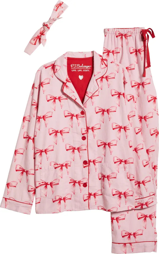 PJ Salvage Print Cotton Flannel Pajamas | Nordstrom | Nordstrom