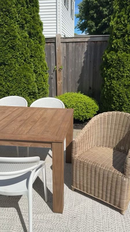 My outdoor dining table is on sale today for 25% off with code JUNEBMSM! Such a beautiful table and the perfect wood tone 

Dining table, outdoor dining, patio furniture, backyard, outdoor furniture 

#LTKVideo #LTKSaleAlert #LTKHome