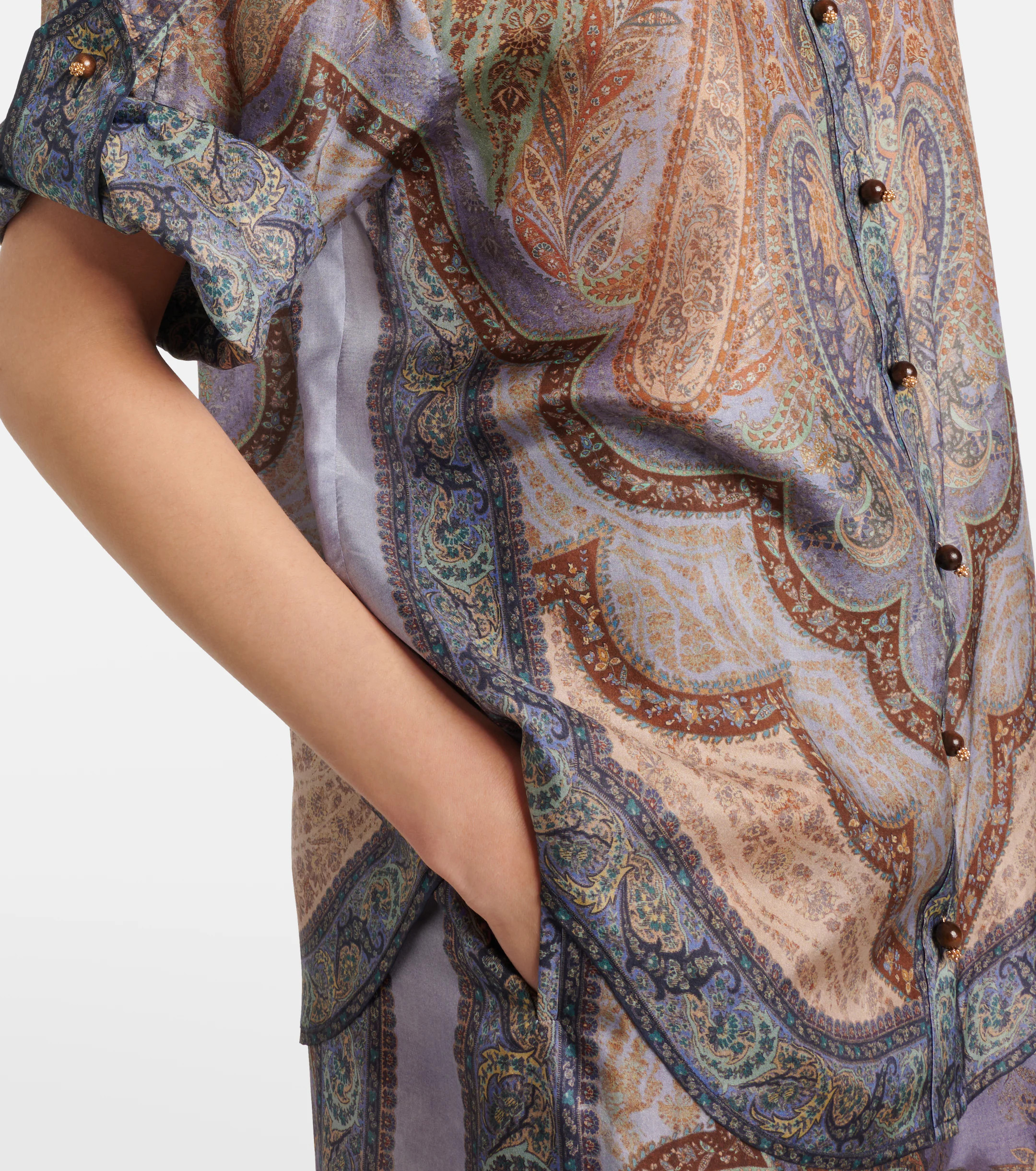 Wanderlust printed silk top | Mytheresa (INTL)