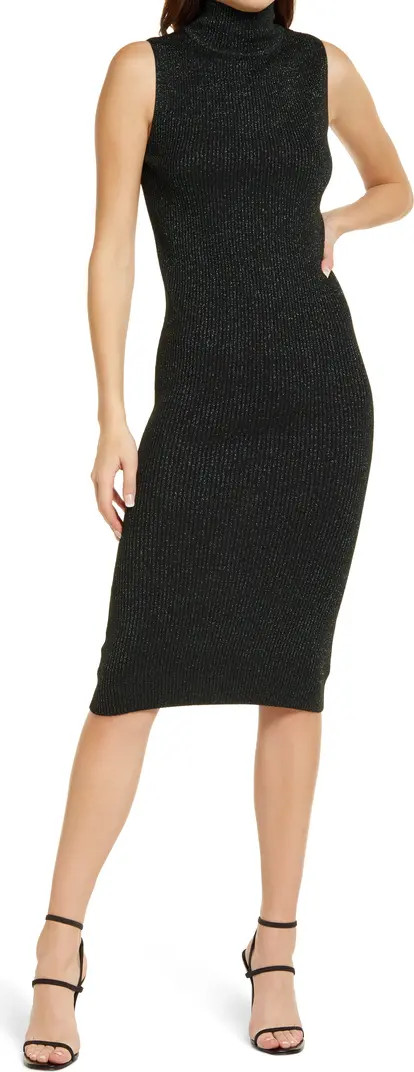 BB Dakota by Steve Madden I Found You Metallic Sleeveless Sweater Dress | Nordstrom | Nordstrom