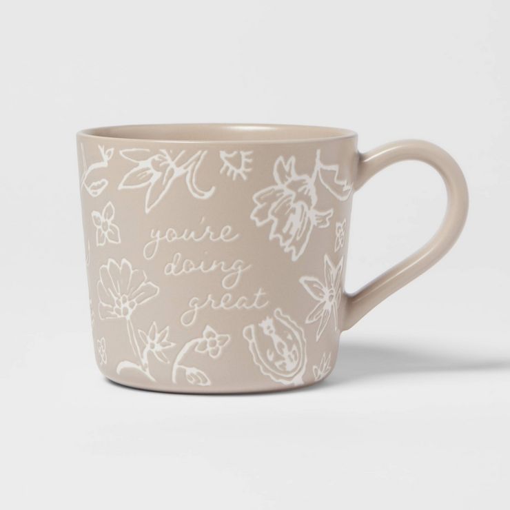 15oz Stoneware You're Doing Great Mug - Threshold™ | Target