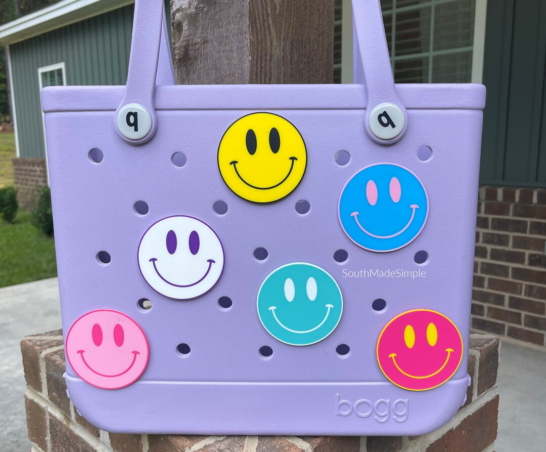 Happy Face Bogg Bag Buttons, Bogg Bag Charms, Bogg Bag Accessories, Bogg Bag Gifts, Bogg Bag Bits... | Etsy (US)