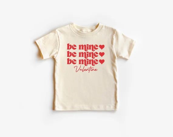 Be Mine Valentine Toddler T-shirt Youth Shirt | Etsy | Etsy (US)