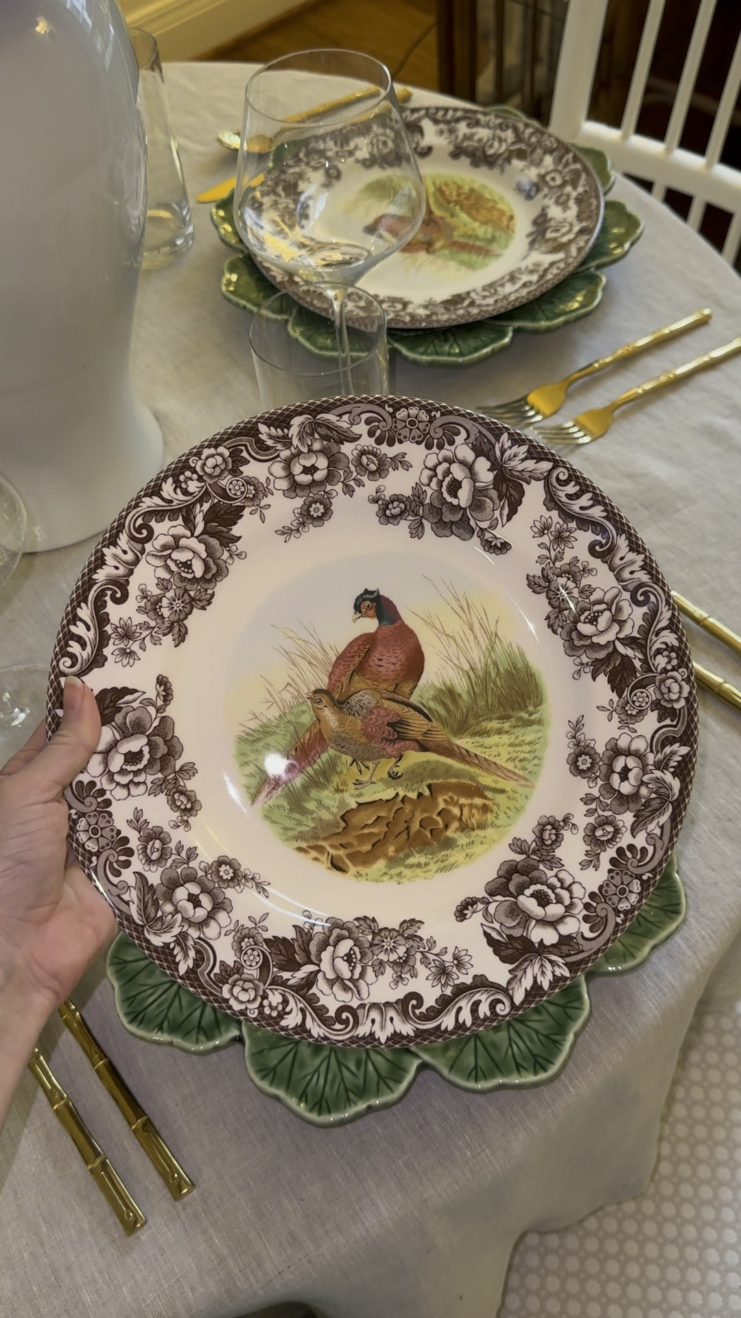 Loving these pheasant plates for the fall & thanksgiving. Plus, these green charger plates are super versatile & can definitely be used year round for all of your hosting!!!

#onlyatwayfair #wayfair #wayfairpartner @wayfair 

#LTKHoliday #LTKSeasonal #LTKHome