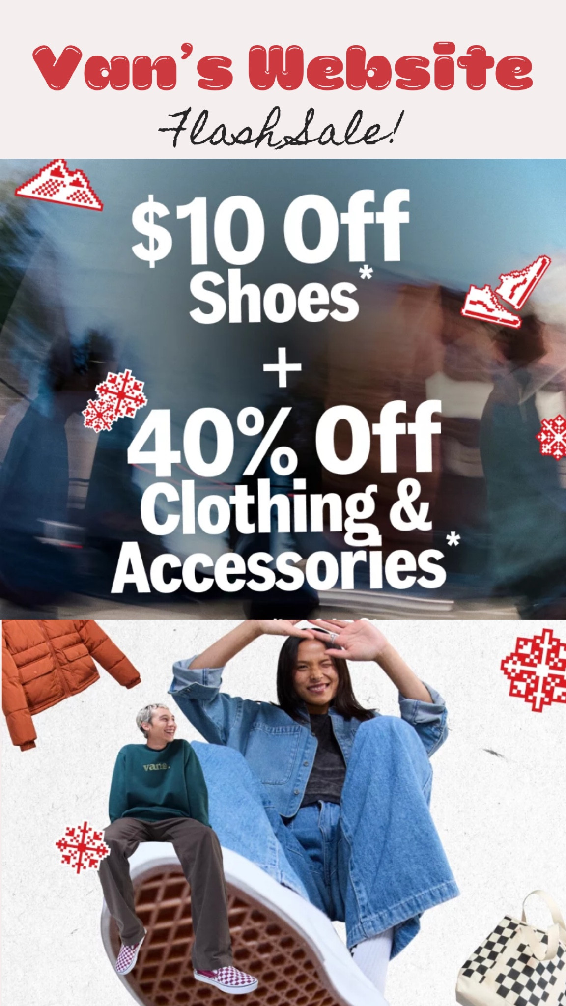 Vans site wide flash sale! #Vansshoes 

#LTKShoeCrush #LTKFindsUnder100 #LTKSaleAlert