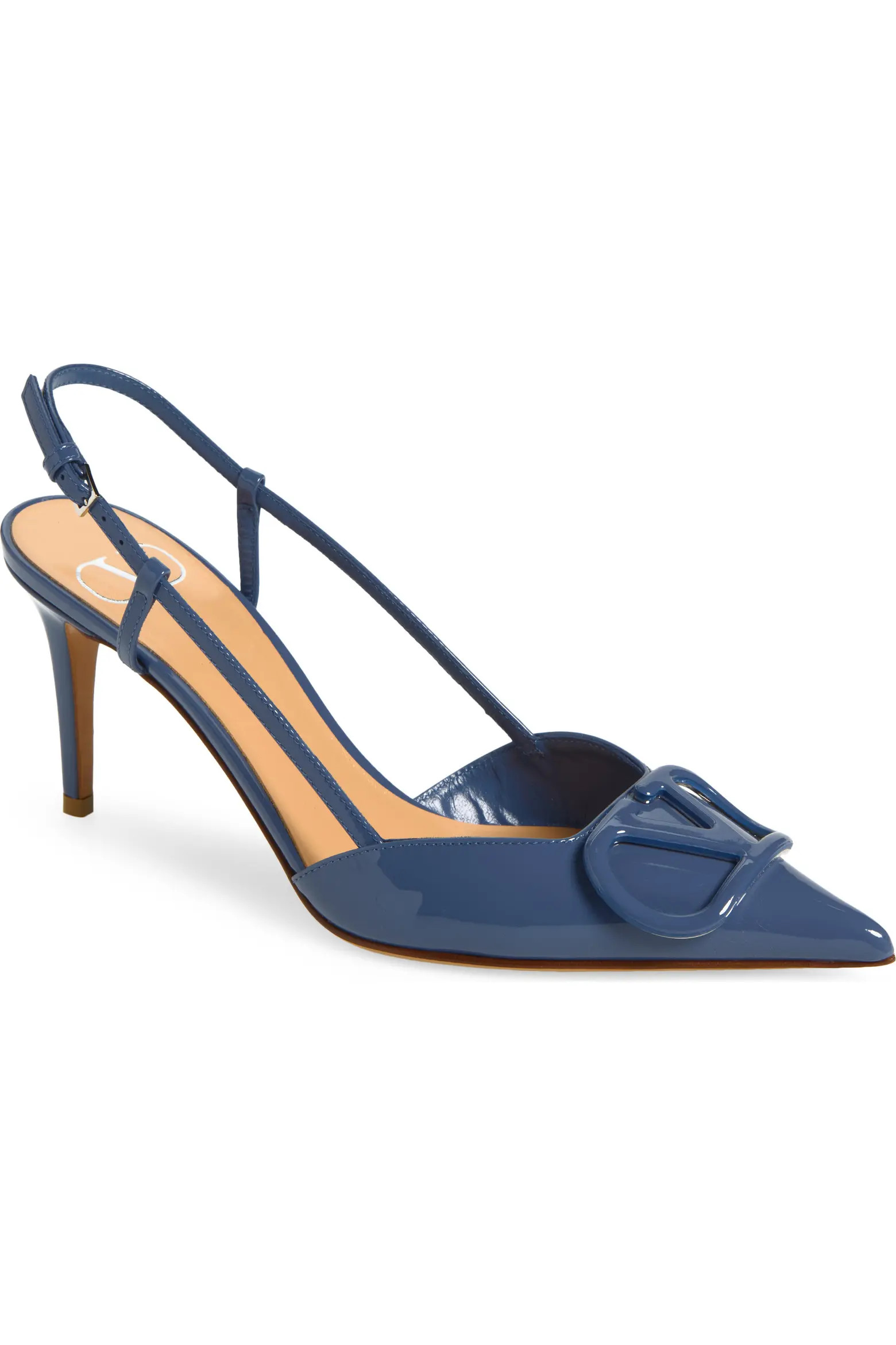Valentino VLOGO Pointed Toe Slingback Pump (Women) | Nordstrom | Nordstrom