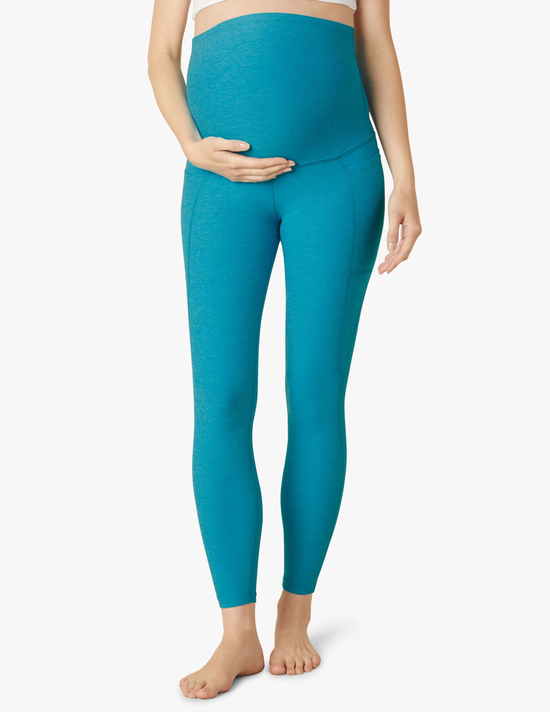 Spacedye Love the Bump Maternity Pocket Midi Legging | Beyond Yoga