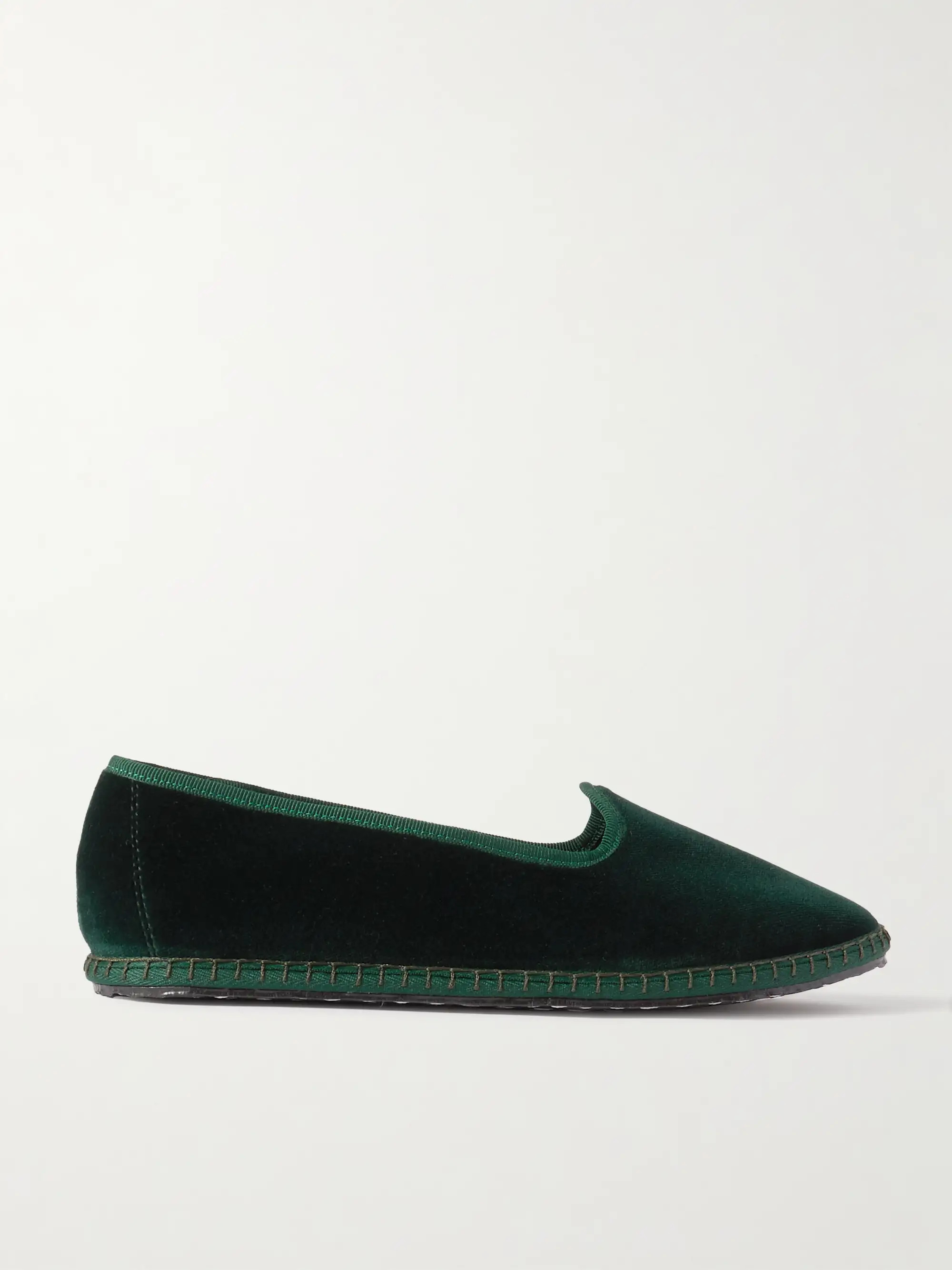Velvet slippers | NET-A-PORTER (US)