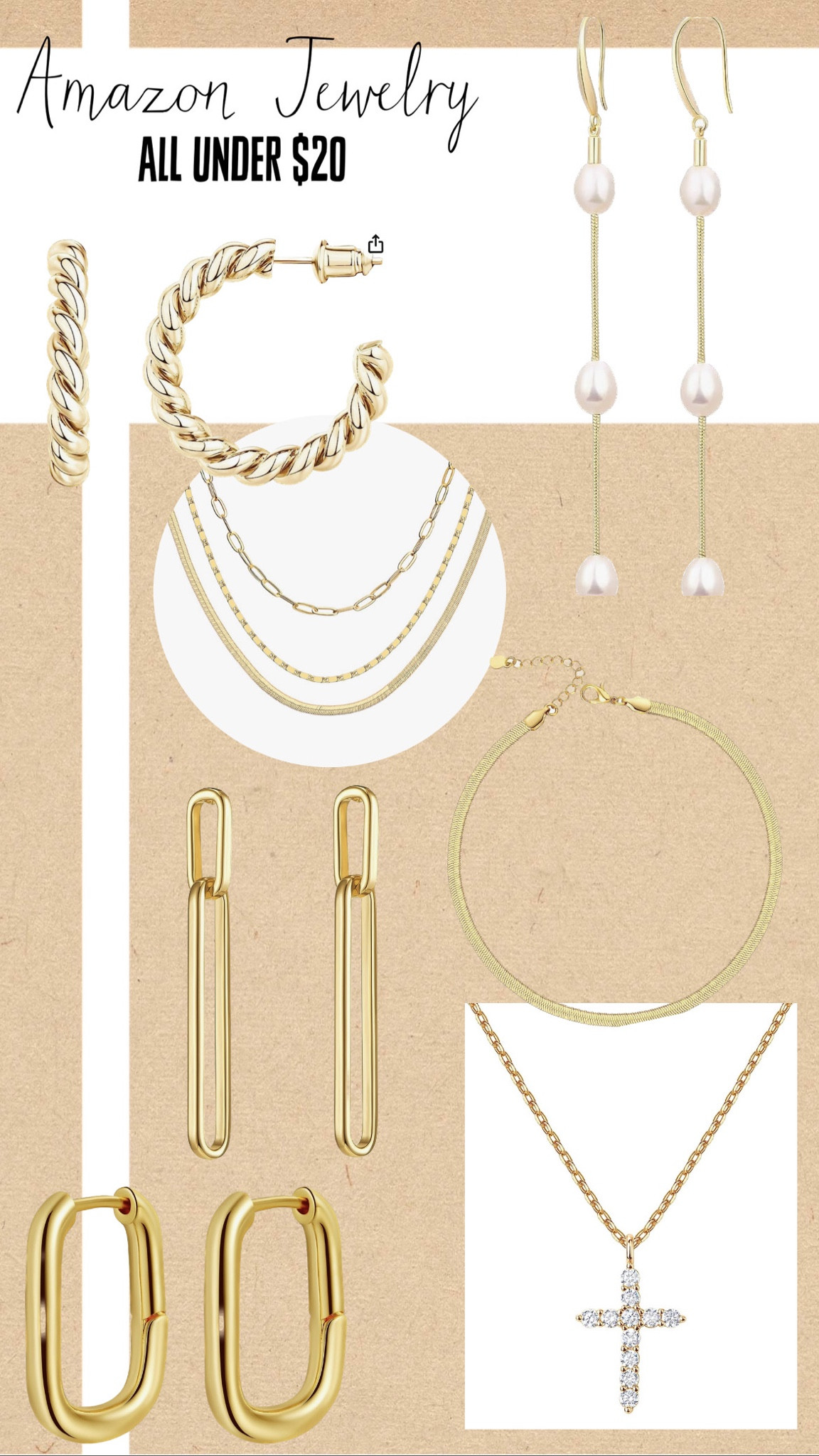 Gold jewelry from Amazon that I have and love! 

#LTKunder50 #LTKFind #LTKbeauty