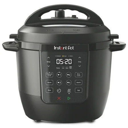 Instant Pot 6Qt RIO Chef Series 7-in-1 Multi-Cooker, Pressure Cooker, Slow Cook, & More, Black | Walmart (US)