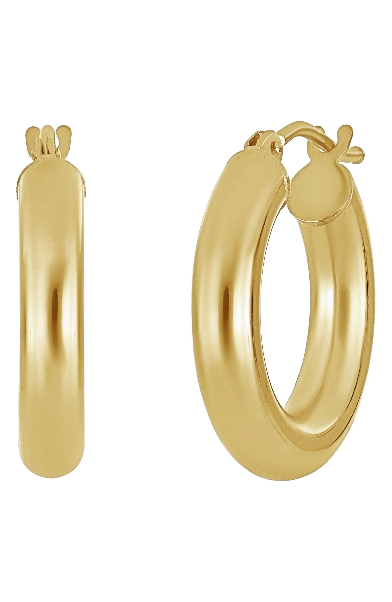 Bony Levy Essentials 14K Gold Smooth Hoop Earrings | Nordstrom | Nordstrom