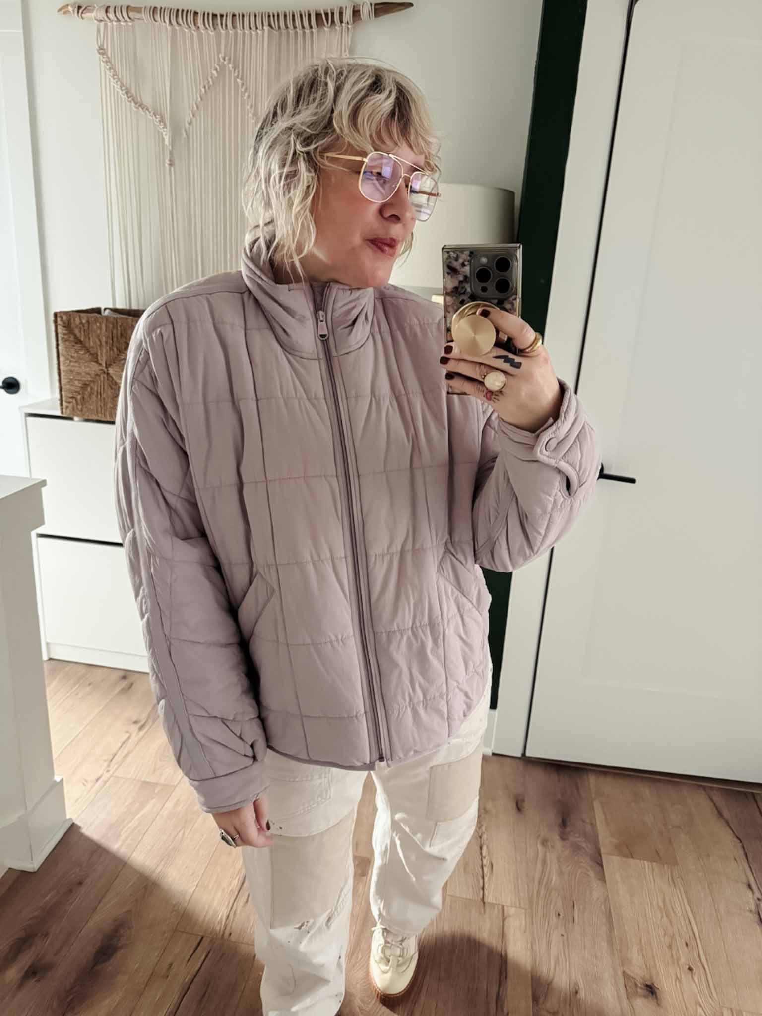 My FP Movement Pippa Packable Puffer Jacket is apart of Free People's Spend $150 get $100 promo! 

This beauty of a jacket is what started it all. Many of us here have loved the Free People Pippa Packable Puffer (say that a bunch of times fast) for years. It's thin enough to bring with you just about anywhere but moderately warm for adding that easy top layer. I love that this doesn't have a hood because I can easily layer hoodies underneath. I love the shirttail hem, the quilting, and the colors it comes in. Wearing a size M! xo, Laura 

 #LTKootd #LTKOver40