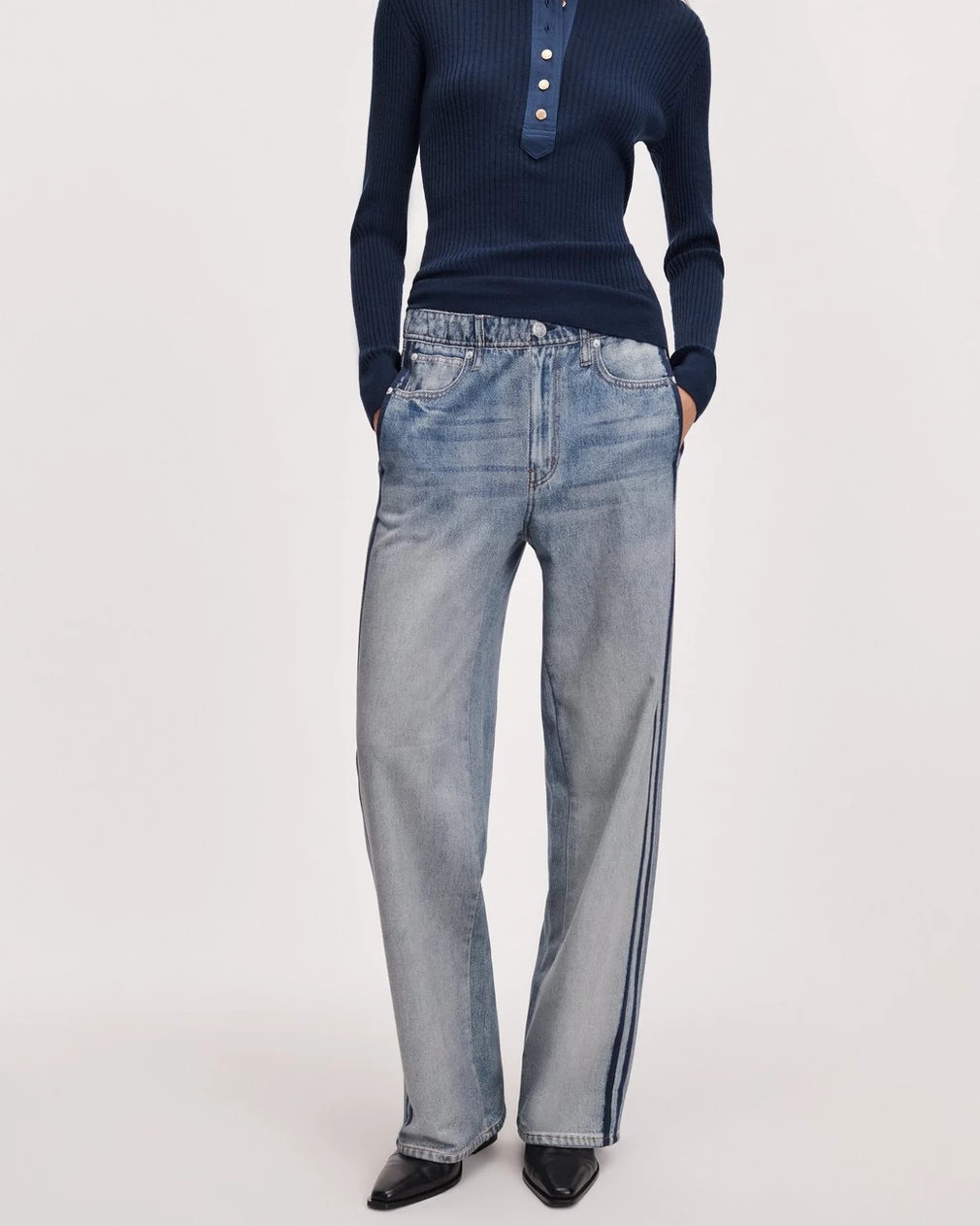 rb Miramar Wide-Leg Track Pant | rag & bone