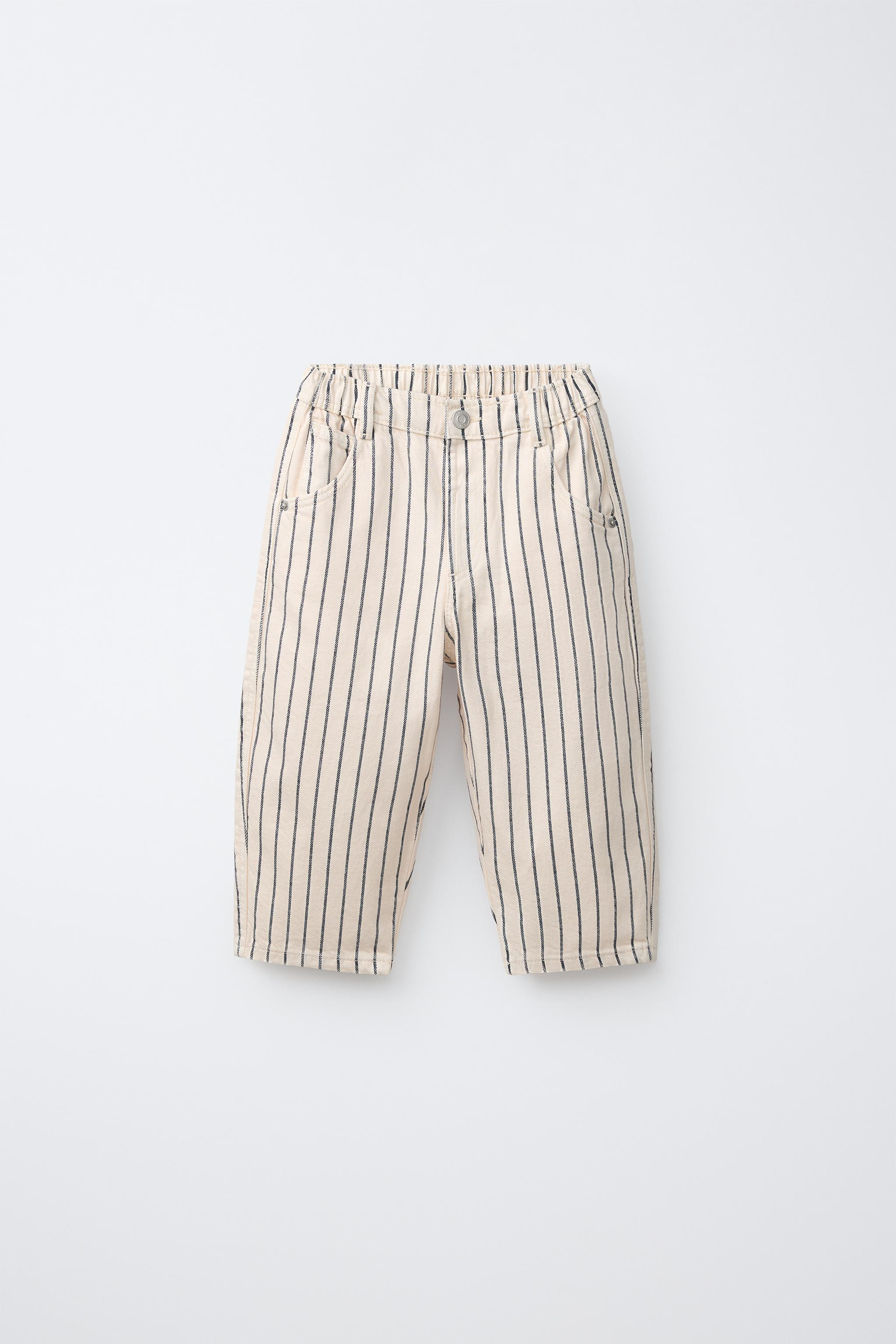STRIPED BAGGY JEANS | Zara US