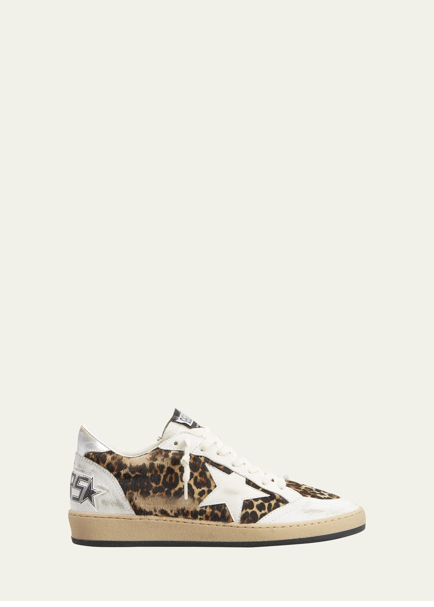 Golden Goose Ballstar Leopard Low-Top Sneakers | Bergdorf Goodman