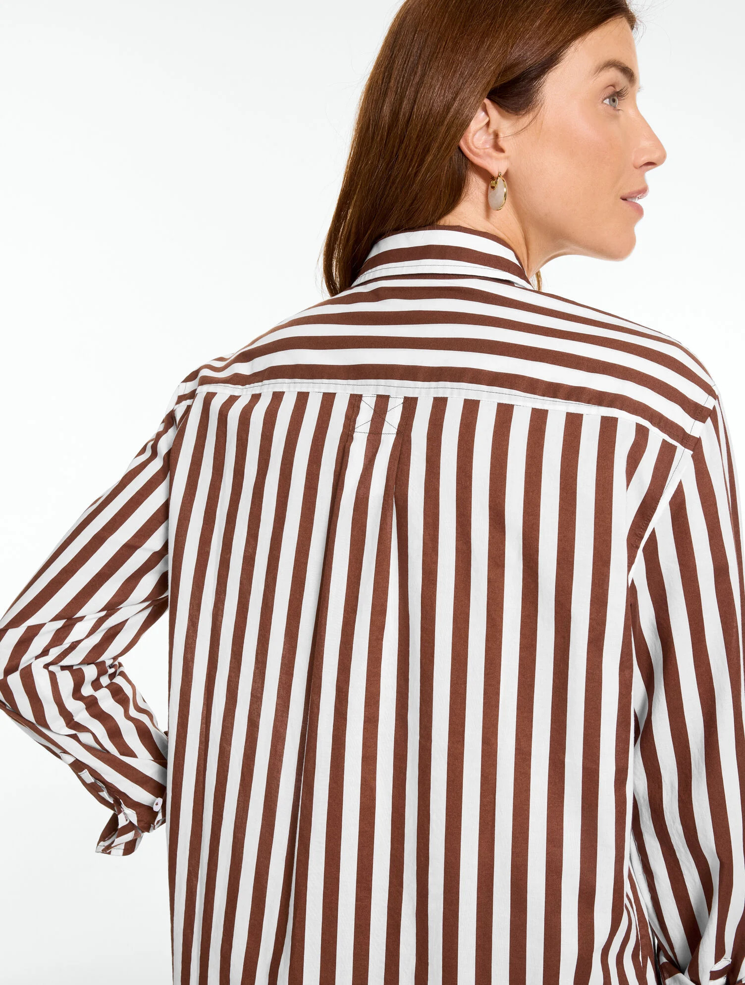 Everyday Relaxed Shirt - Sand Stripe | Talbots