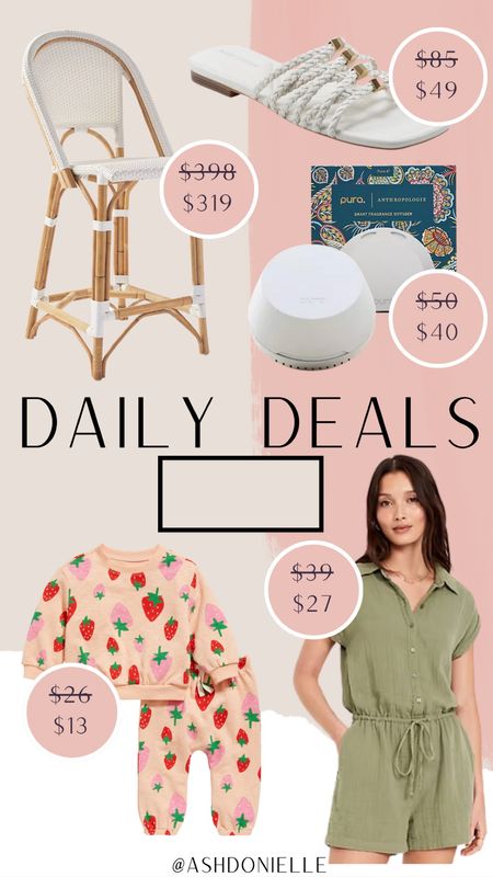 Daily deals - daily discounts - spring baby - old navy sales - Serena and lily home sale - anthro sale - summer sandals on sale - summer outfit ideas - loft sales 

#LTKstyletip #LTKsalealert #LTKSeasonal
