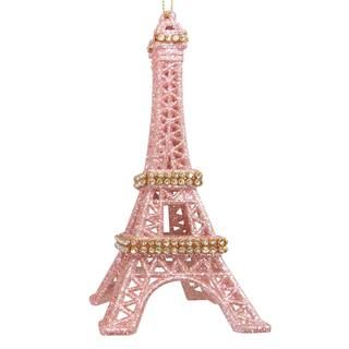Pink Glitter Eiffel Tower Plastic Ornament by Ashland® | Michaels Stores
