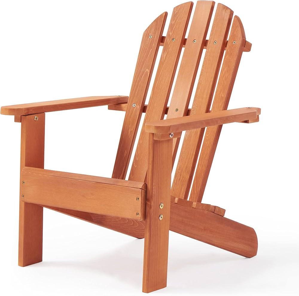 Kids Outdoor Wooden Adirondack Chair for Patio/Garden/Backyard/Pool | Amazon (US)