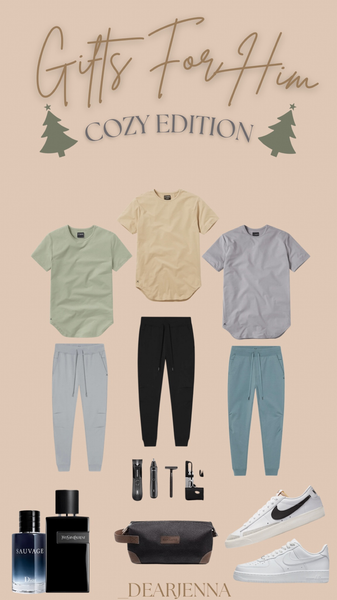 Gifts for Him, cozy / home edition! Tees and sweats by Cuts, Nike sneakers, cologne by YSL and Dior, and Manscaper! Great gifts for the him in your life 🎄

#LTKmens #LTKCyberweek #LTKHoliday