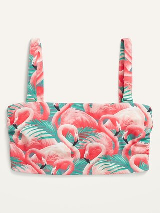 Printed Bandeau Swim Top for Women | Old Navy (US)