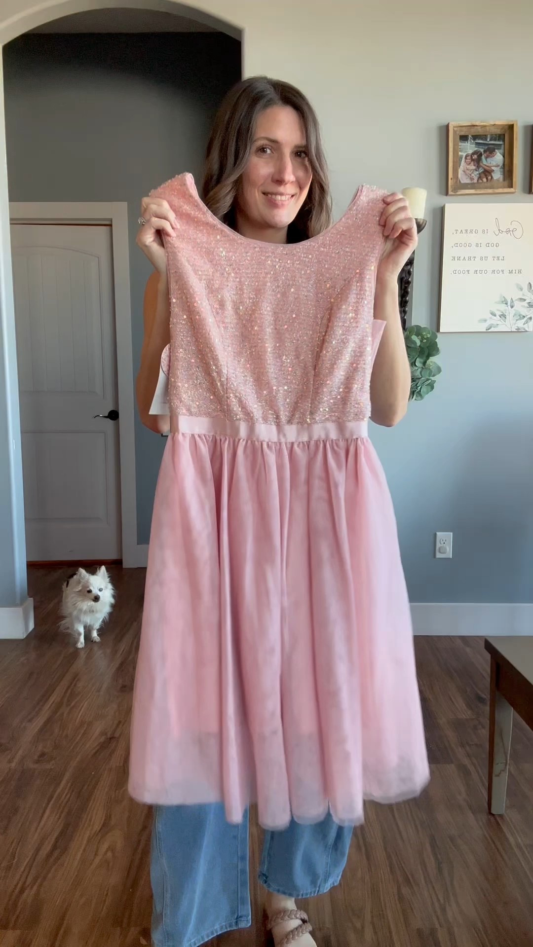 Perfect dress for your spring occasions 

I’m wearing size small 

Easter dress | graduation | Mother’s Day | spring outfit inspo | outfit ideas | pink dress | mini dress | sparkles 