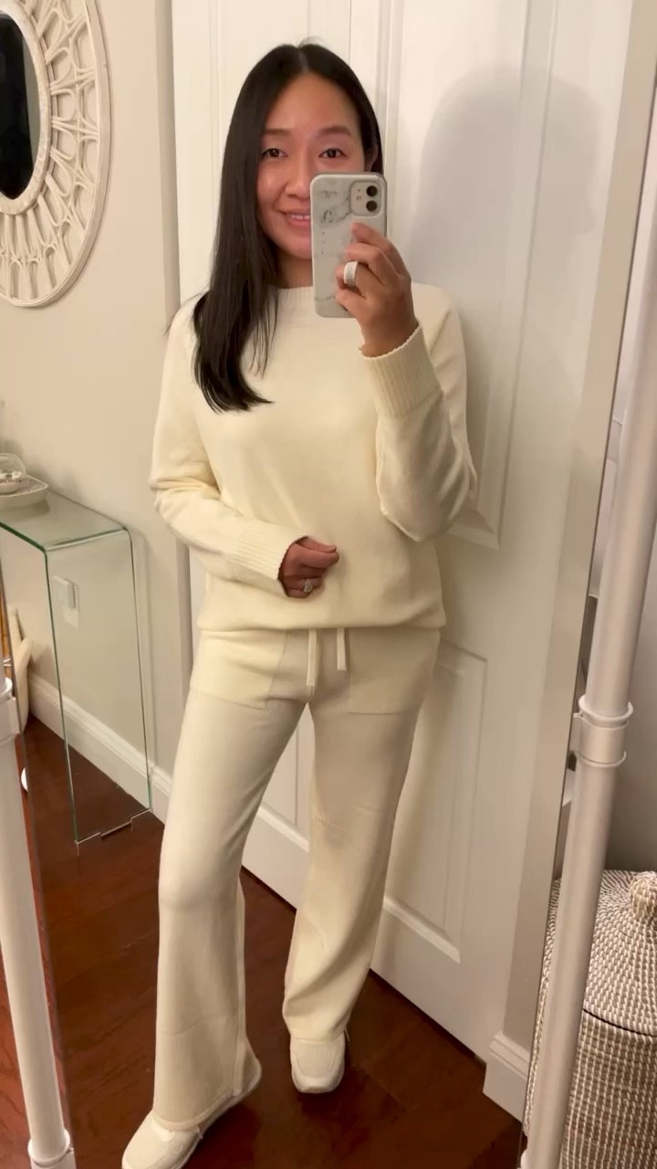 #WalmartPartner #WalmartFashion @walmartfashion Sweater and matching pant in XS. The tunic sweater is very long. 

Matching sweater set

#LTKSeasonal #LTKunder100 #LTKwedding