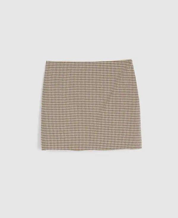 Back-Zip Mini Skirt | Madewell
