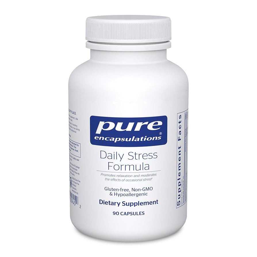 Pure Encapsulations Daily Stress Formula | Promotes Relaxation and Moderates The Effects of Occas... | Amazon (US)