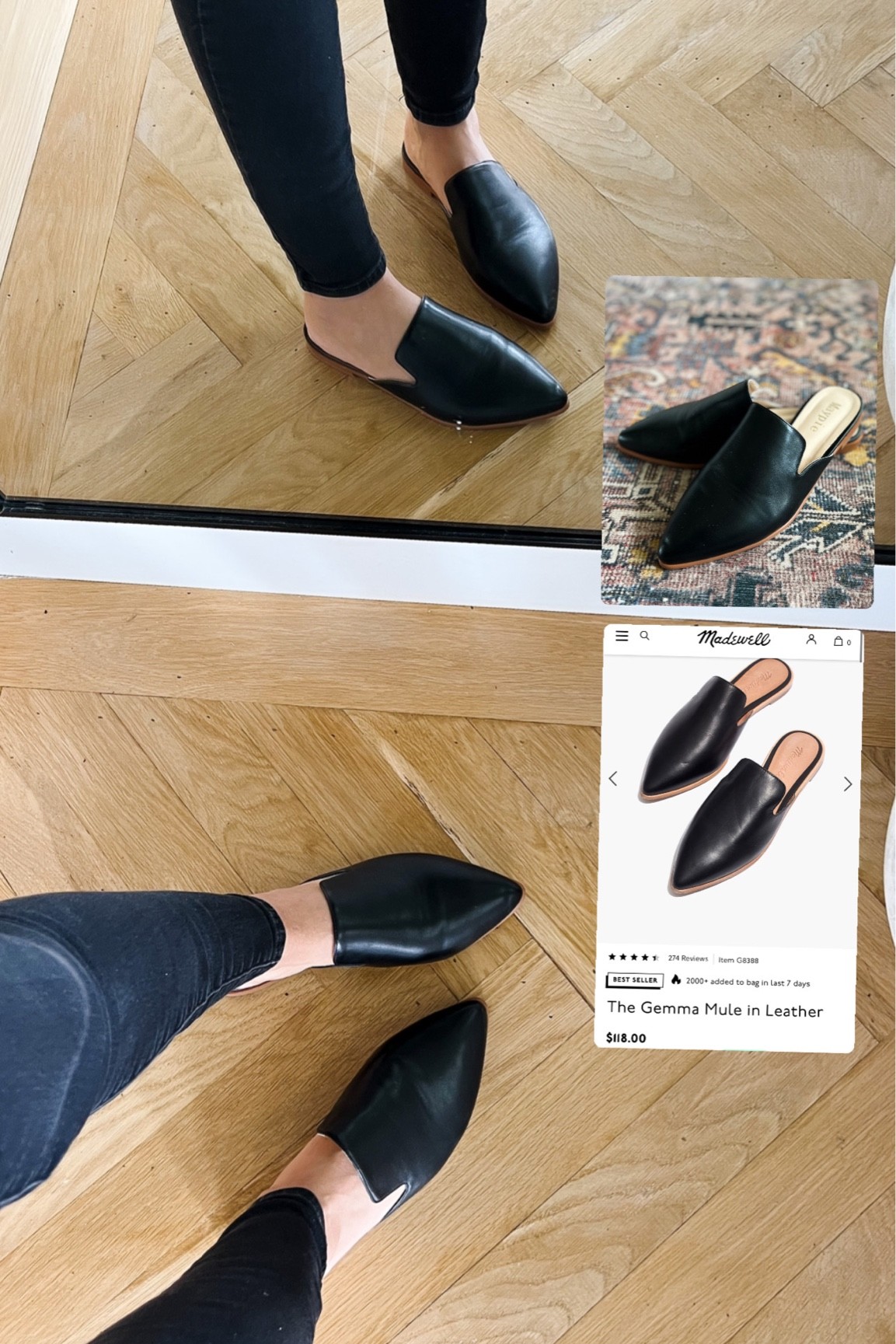 Madewell mule dupes! 
#amazonfind #amazondupe #mules #slides #blackslides 

#LTKunder50 #LTKSale #LTKstyletip