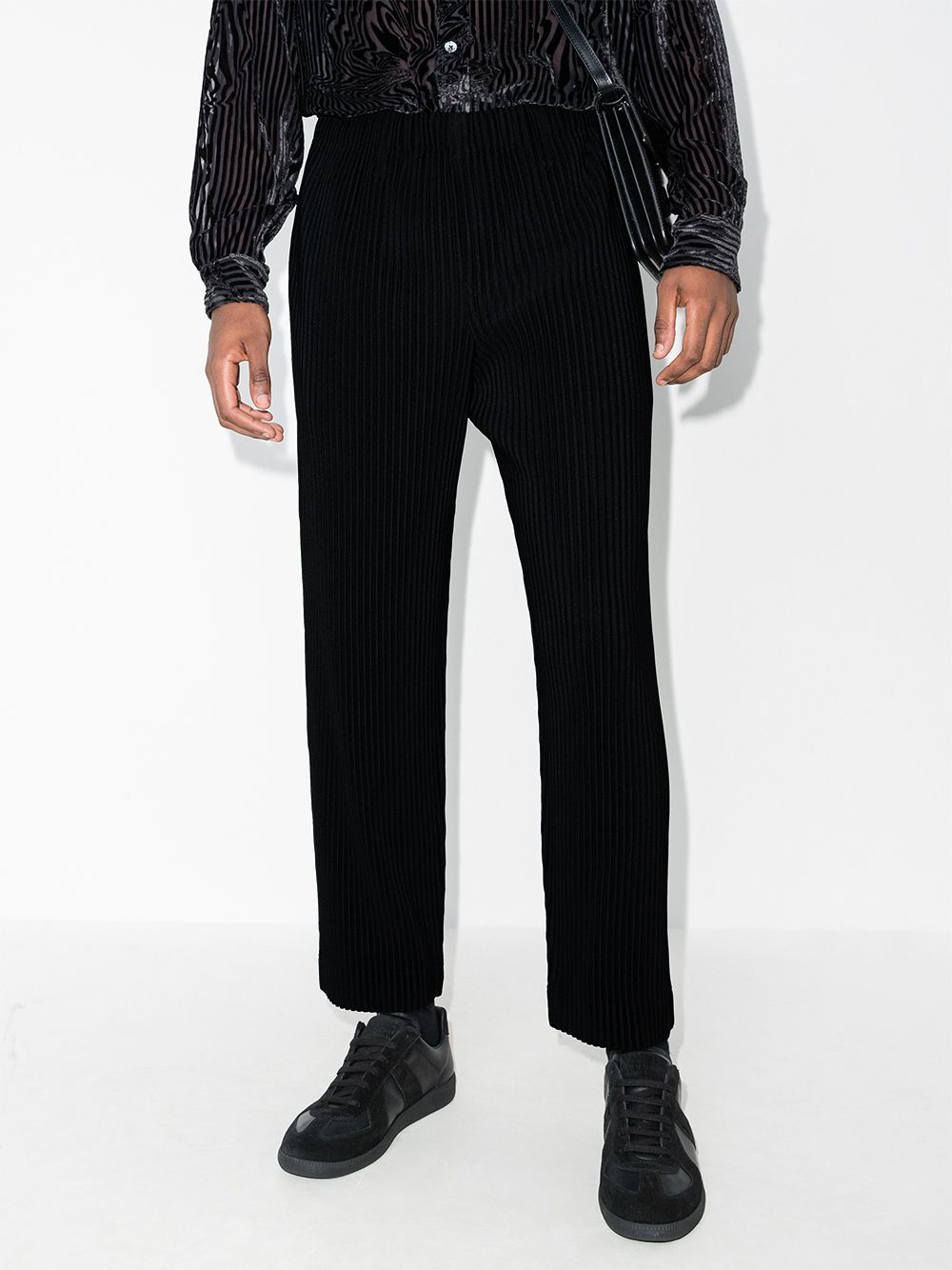 Homme Plissé Issey Miyake Plisseehose Mit Geradem Bein - Farfetch | Farfetch (DE)