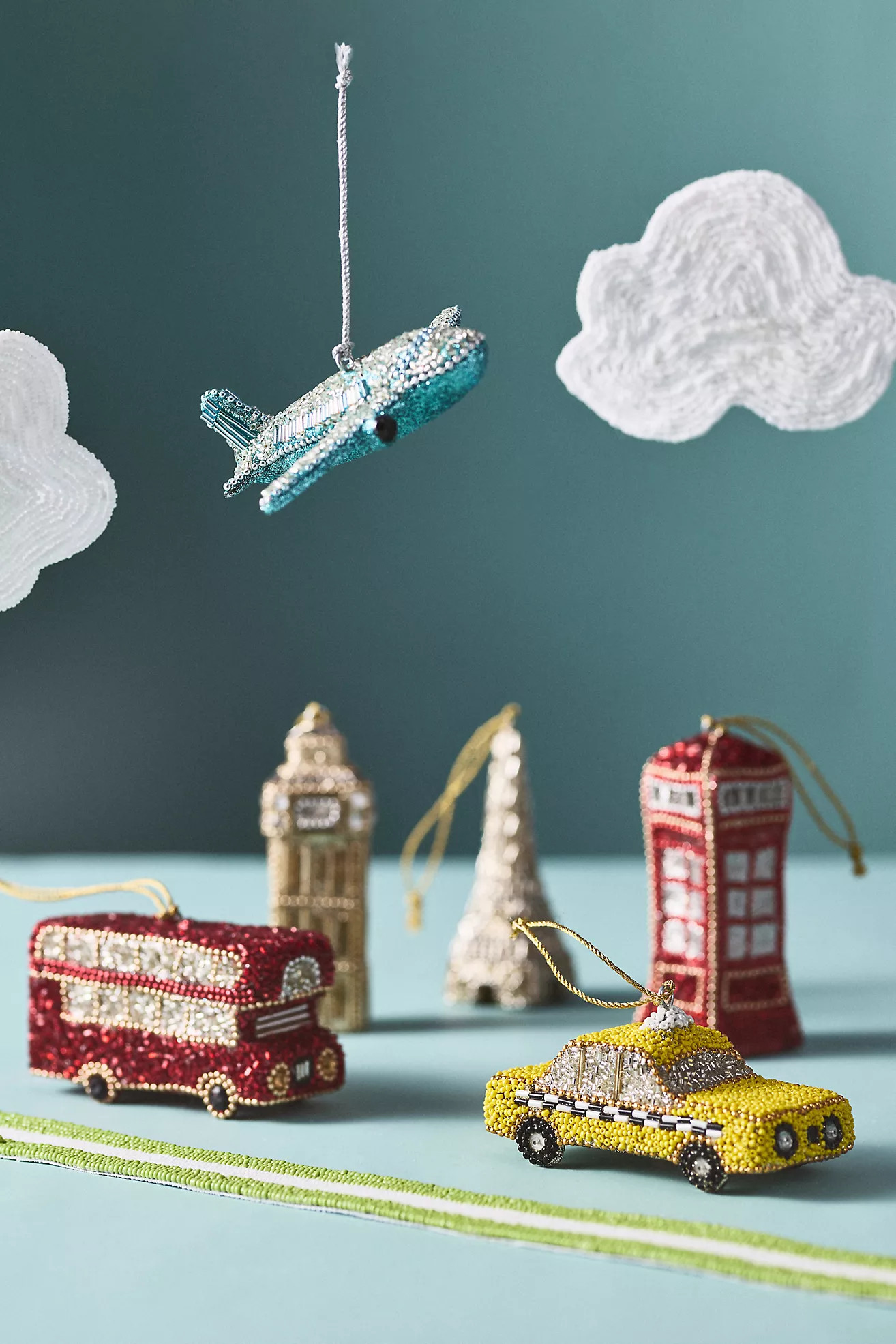 Hand-Beaded Travel Ornament | Anthropologie (US)