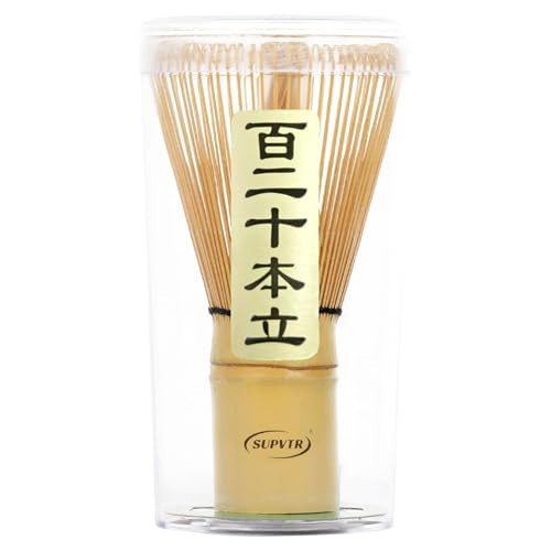Matcha Whisk 120-Prong Bamboo Matcha Whisk Set for Matcha Powder - Authentic Traditional Japanese Chasen - Matcha Stirrer Wisk Mixer Brush for Ceremonial Tea Preparation | Amazon (US)