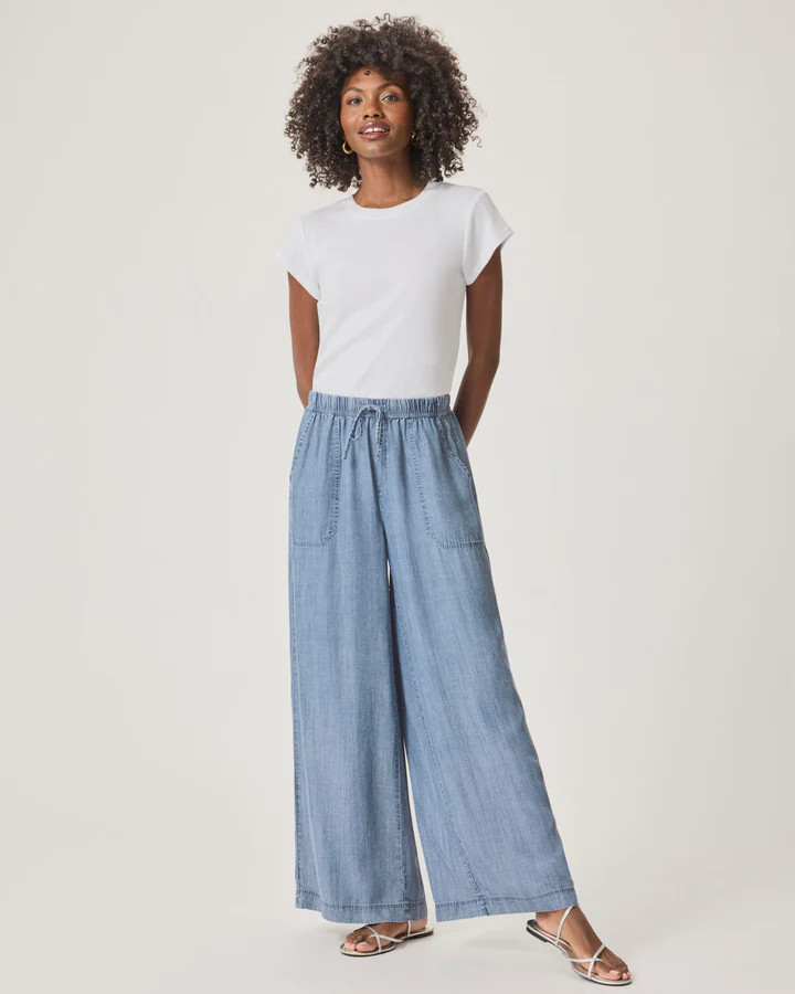 Angie Indigo Palazzo Pant | Splendid