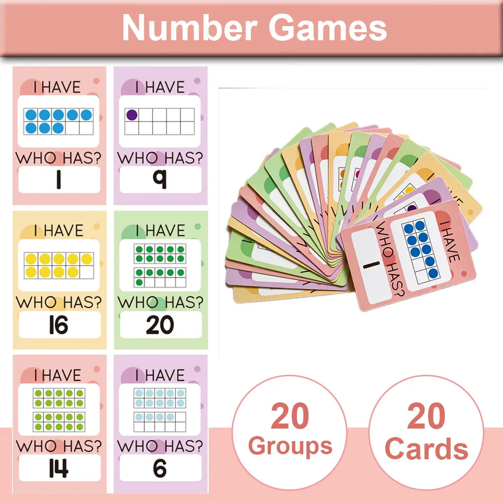 Flashcards Math Game Within 20, Speech Therapy Materials And ESL Teaching Materials Educational T... | Temu Affiliate Program
