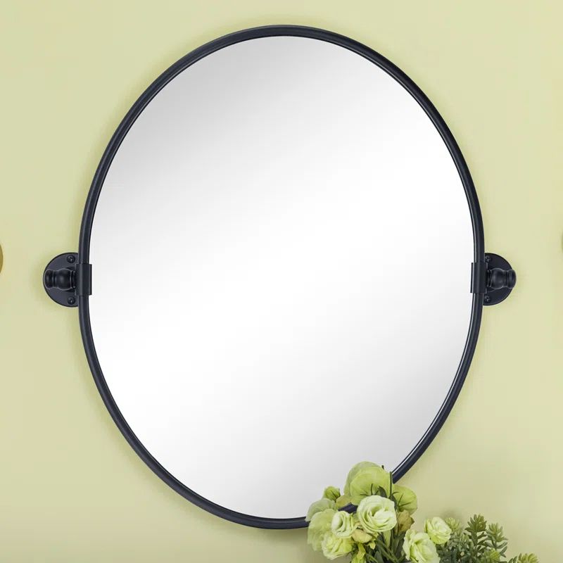 Luecinda Oval Metal Wall Mirror | Wayfair North America