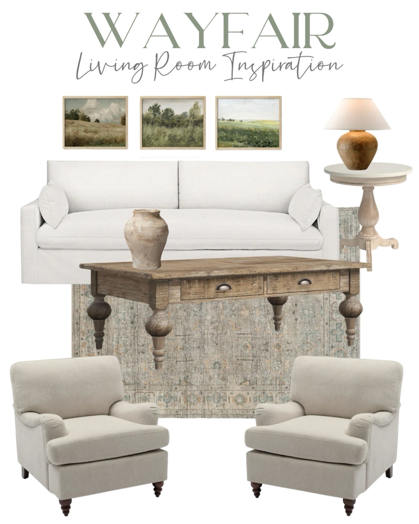 Looking for living room finds? @wayfair has so many stunning options!

#wayfair #wayfairpartner

Home decor, coffee table, armchair, area rug, sofa, lamp, artwork, wall decor 

#LTKFindsUnder100 #LTKHome
