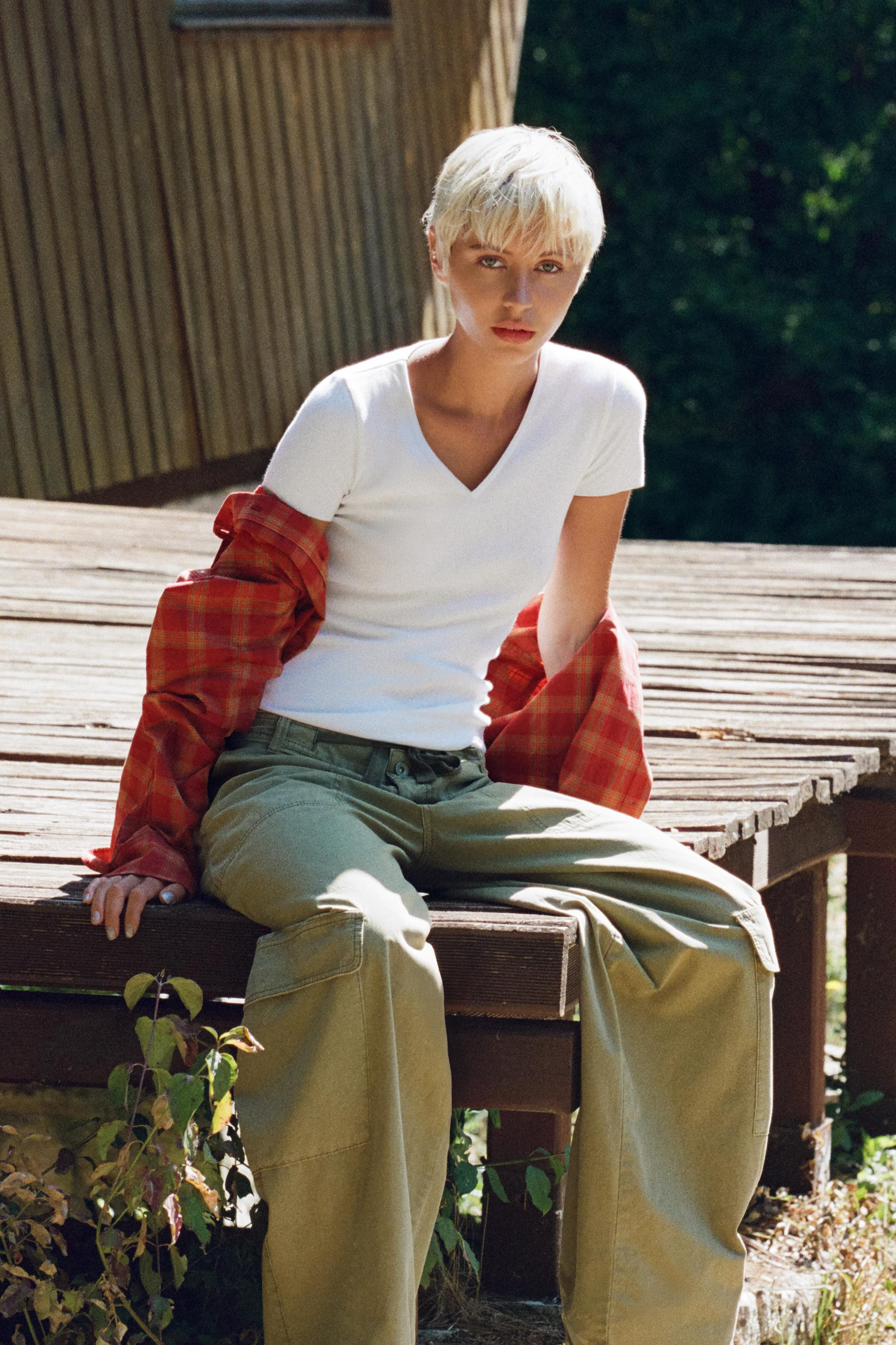 PLAID POPLIN OVERSHIRT | Zara US