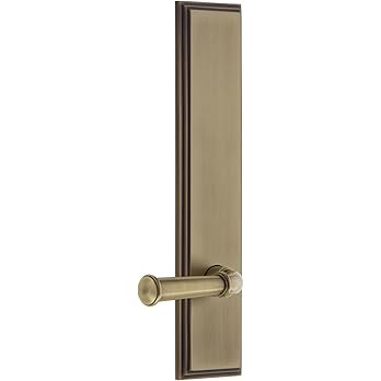 Grandeur 837924 Hardware Carre' Tall Plate Georgetown Lever Size, Privacy-Backset: 2.375", Vintag... | Amazon (US)