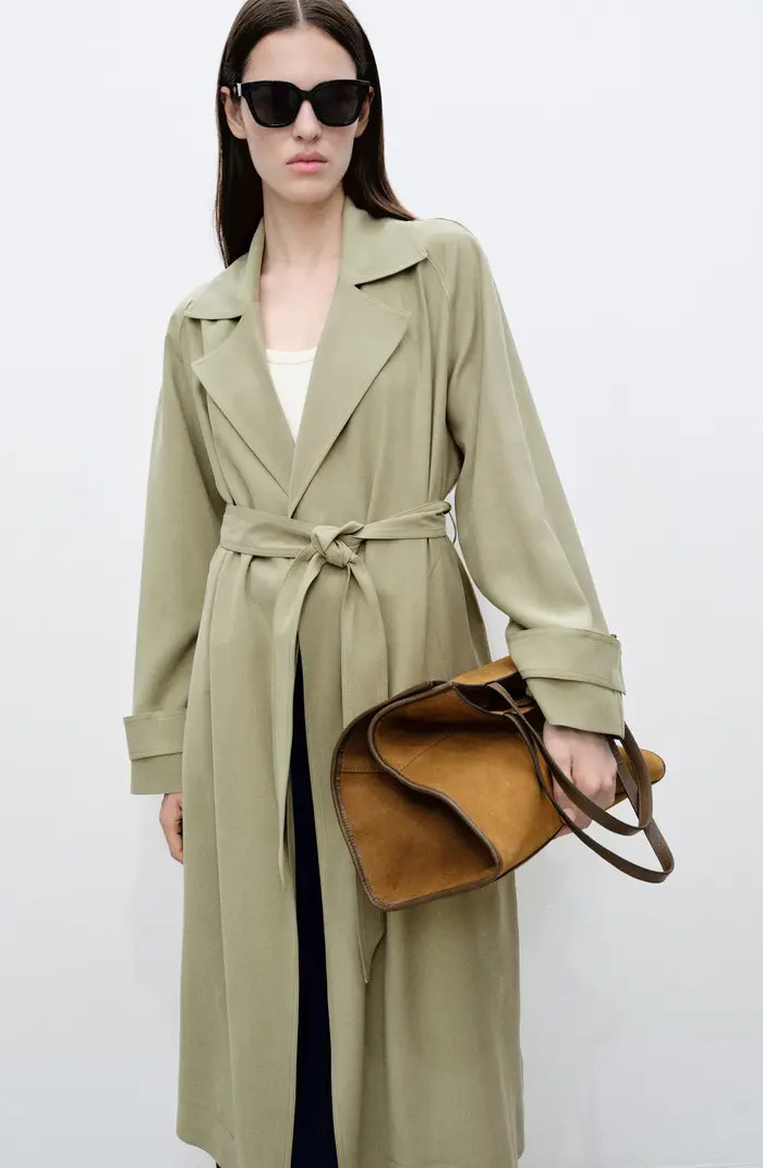 MANGO Taxi Trench Coat | Nordstrom | Nordstrom