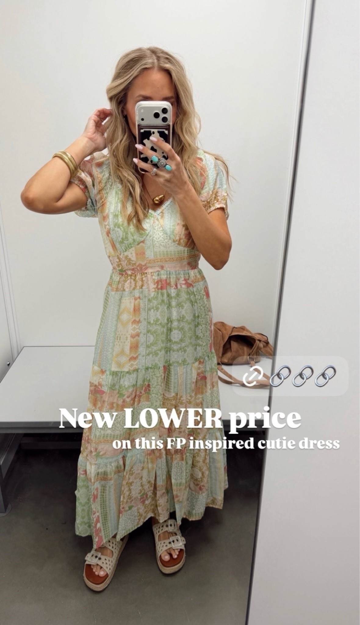 🤍 New LOWER price on this
FP inspired cutie dress.
Loving the different patterns that are still subtle and so feminine