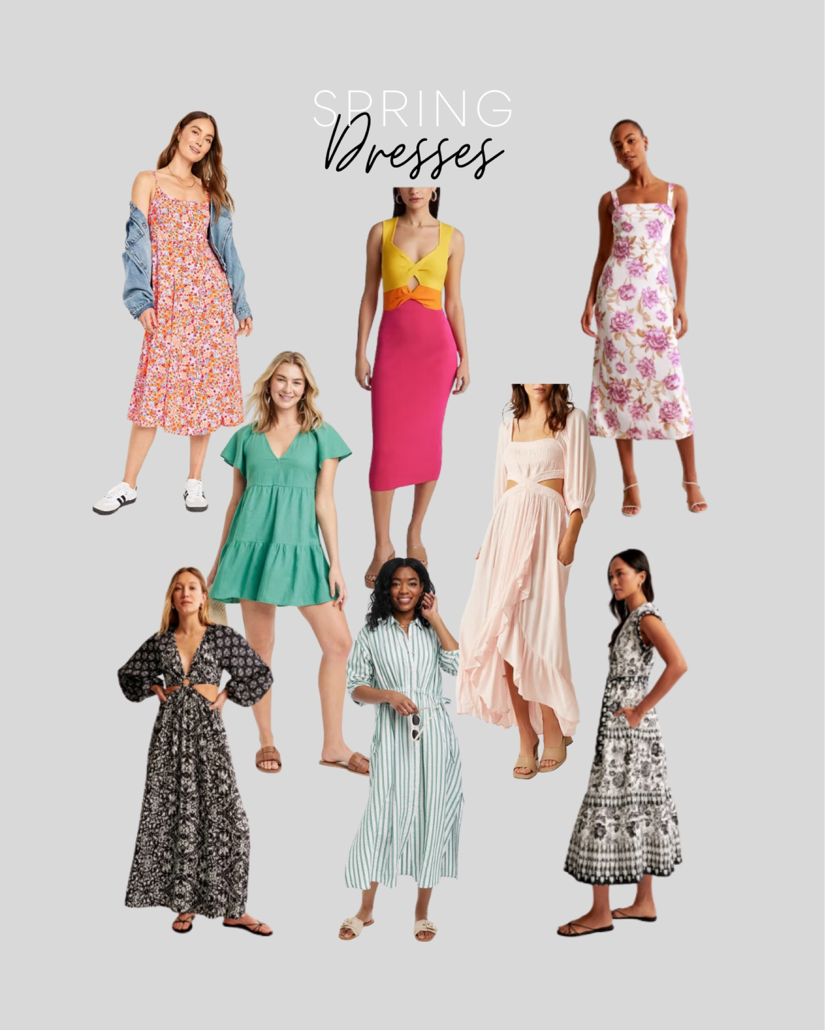 Spring dresses 🌸

Maxi dress, midi dress, mini dress, floral dress, cutout dresss

#LTKfindsunder50 #LTKsalealert #LTKstyletip